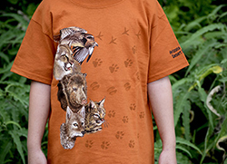 Child in birthday t-shirt